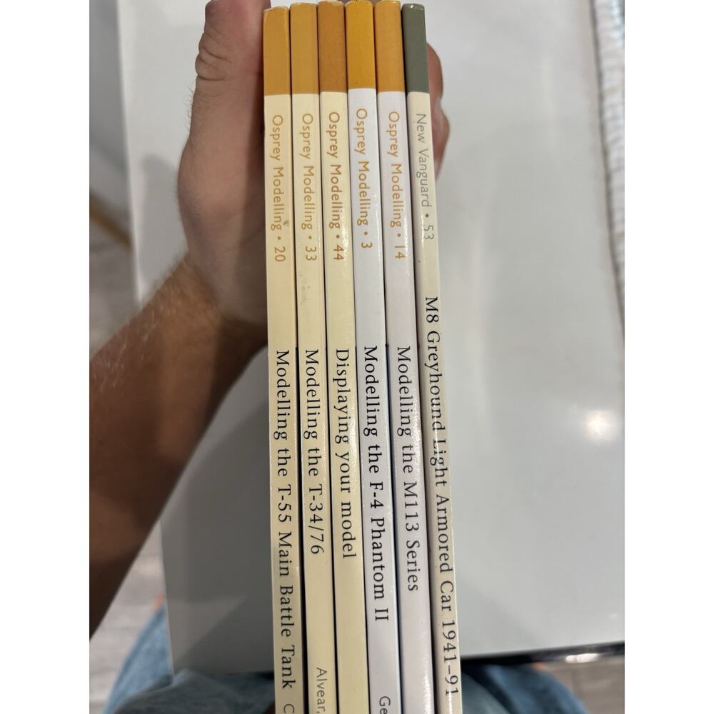 Lot Of 5 OSPREY MODELLING books 1 New Vanguard (6 Total)